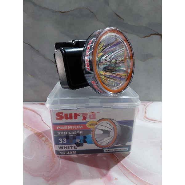 SENTER KEPALA SURYA 33 WATT | WATER RESISTANT