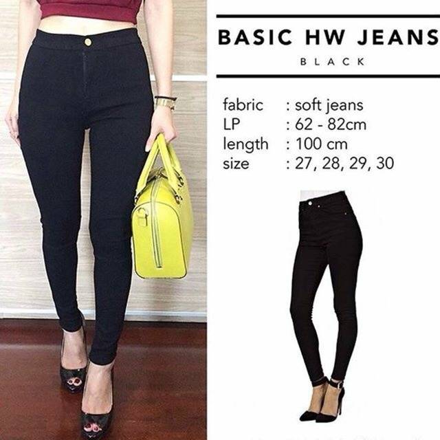 AFI - MC - Celana HW Jeans / Highwaist Jeans Wanita (Bahan Good Quality) ®