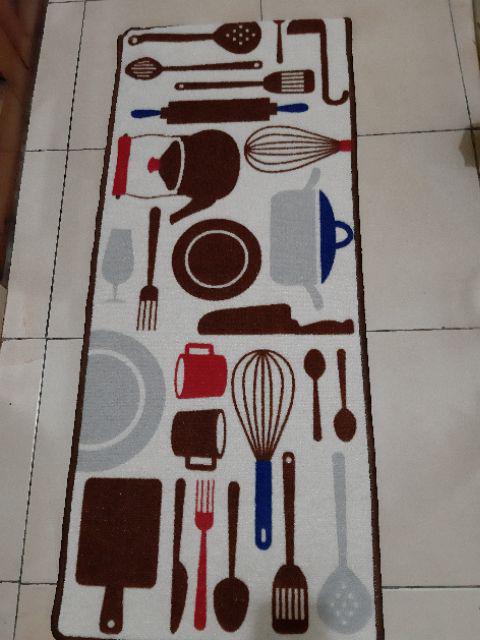 Rug Kitchen / Rug Dapur / Karpet Dapur / Keset Dapur Sangat Elegan Anti Slip