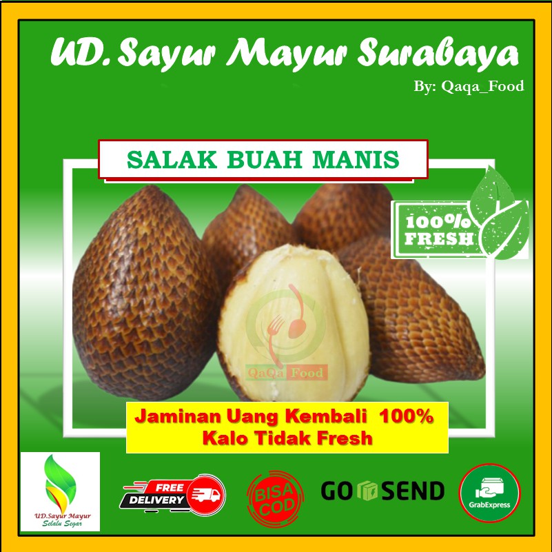 

BUAH SALAK SEGAR Fresh buah buahan segar manis 1000 Gram - UD087