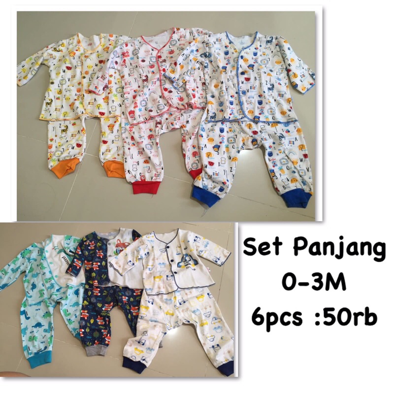 Preloved Baju Bayi / Baju Bayi Bekas / Setelan Panjang Bayi Bekas / Baju Tidur Bayi Bekas Murah