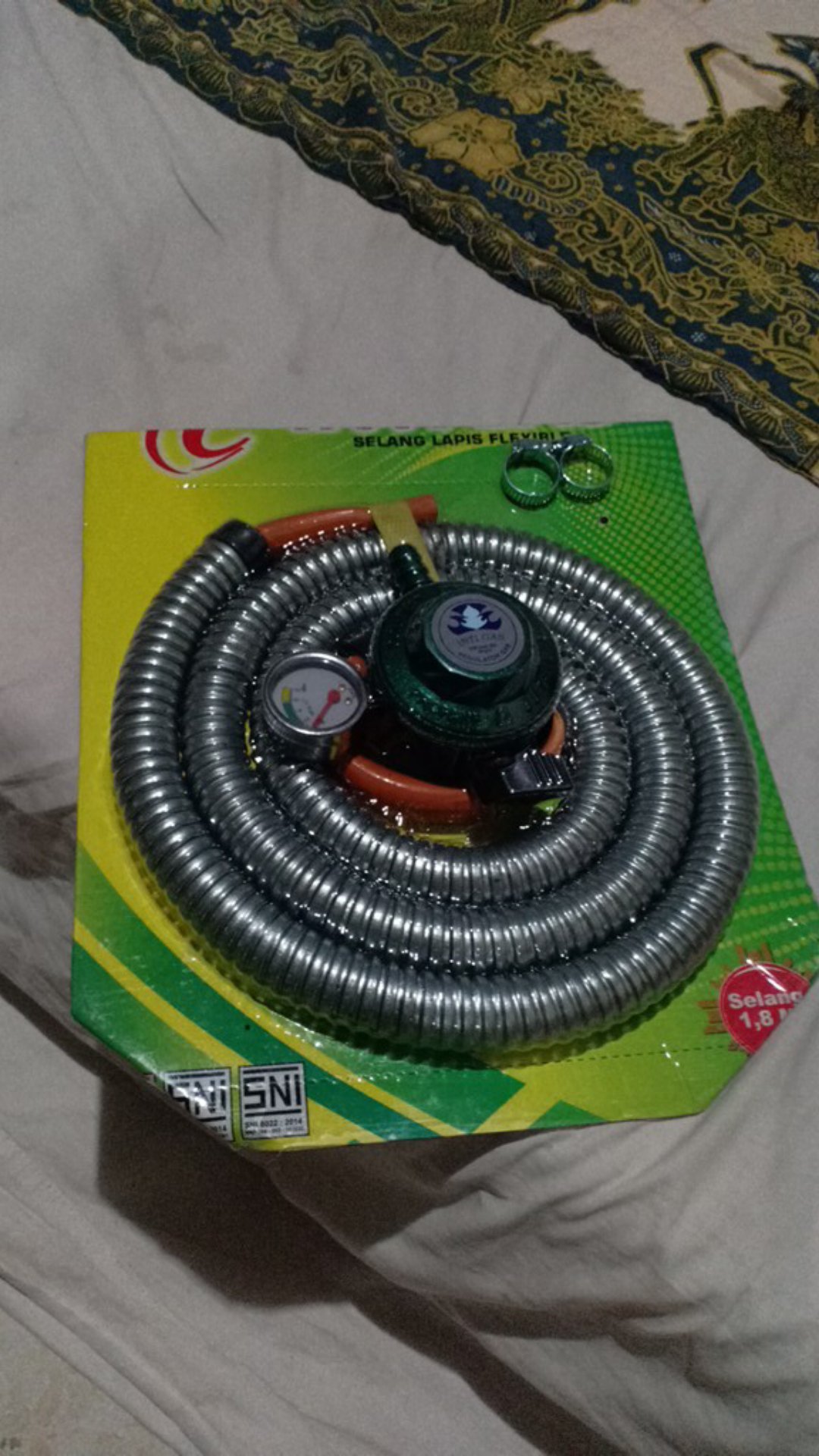 Intigas Paket Selang Regulator Gas Meter - Inti Gas Anti Tikus Metal