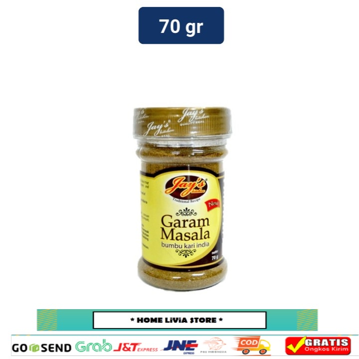 

Jay's Garam Masala 70gr