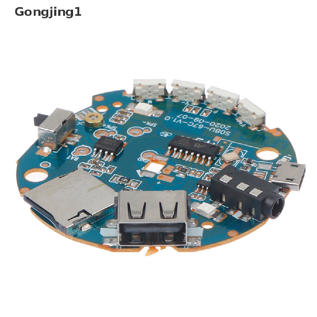 Gongjing1 Papan Decoder Amplifier Audio MP3 Bluetooth Multifungsi 3.7-5V