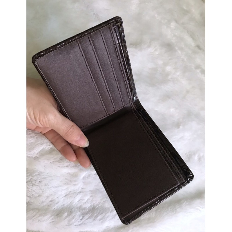 Dompet lipat unisex / dompet murah lipat croco wanita pria / dompet croco kulit imitasi keren