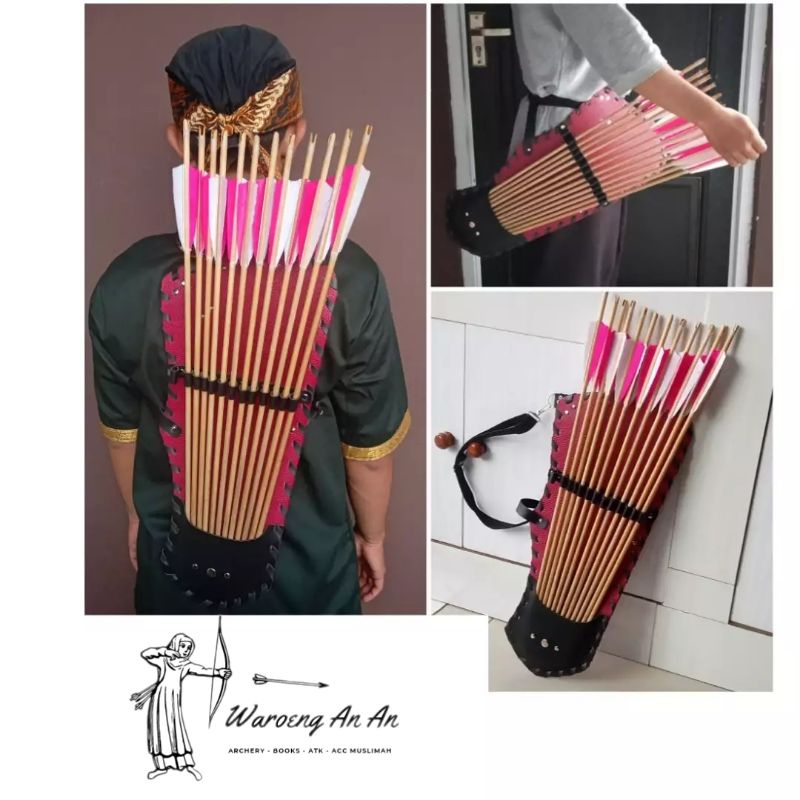QUIVER MULTIFUNGSI BISA DIPUNGGUNG & PINGGANG