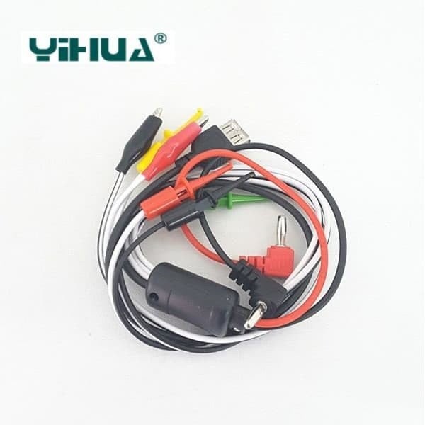 YIHUA Kabel Power Supply Servis Repair Plus USB dan Jepit Buaya Clip