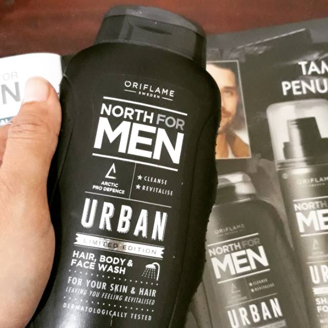 North for Men 3in1 (hair,  body & face wash) Oriflame