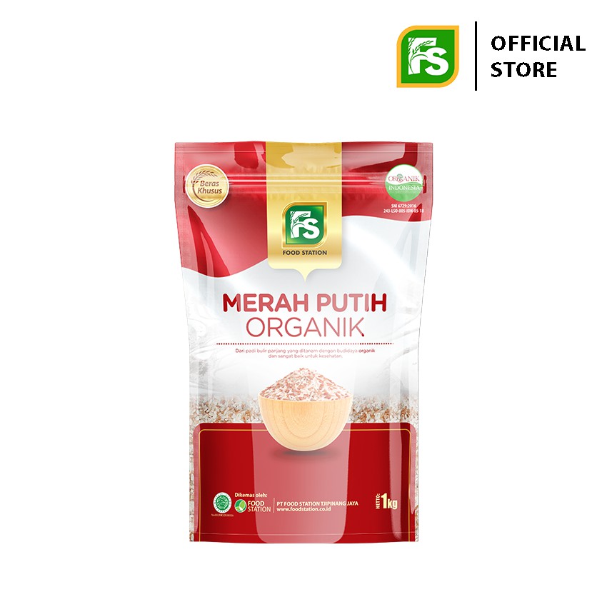 Food Station Fs Beras Merah Putih Anik 1 Kg Indonesia