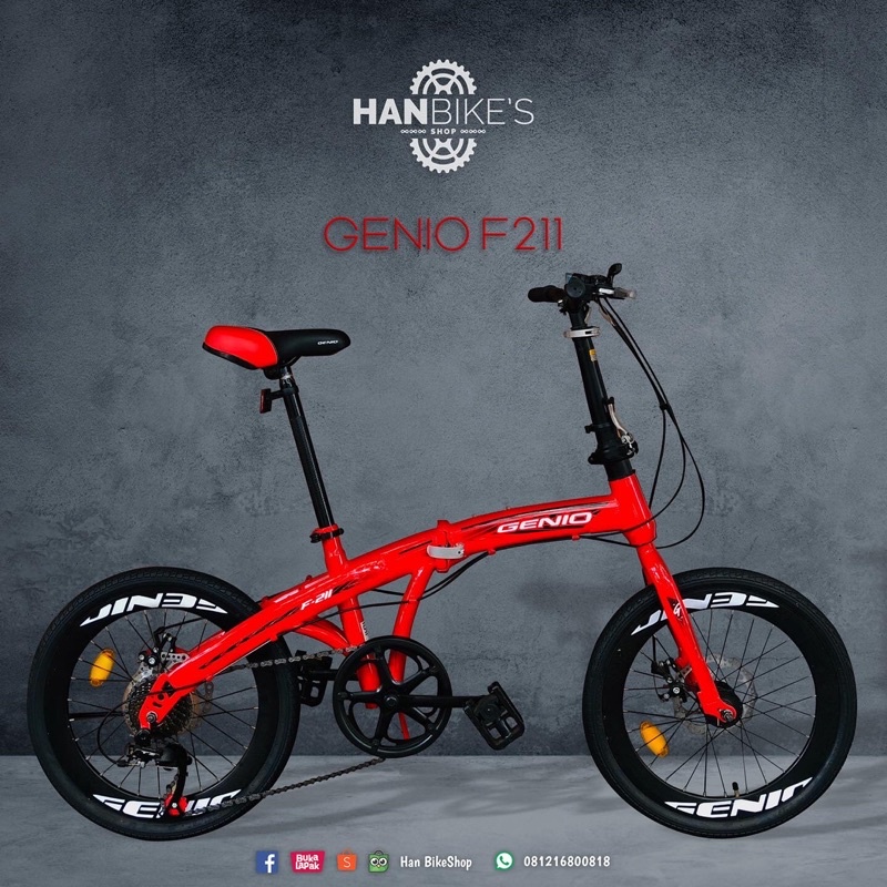 Sepeda Lipat Seli Genio 20 Inch