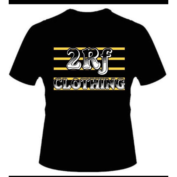 BAJU KAOS 2Rf Clothing PRIA COTTON COMBED 30,s FASHION CASUAL BAJU DISTRO