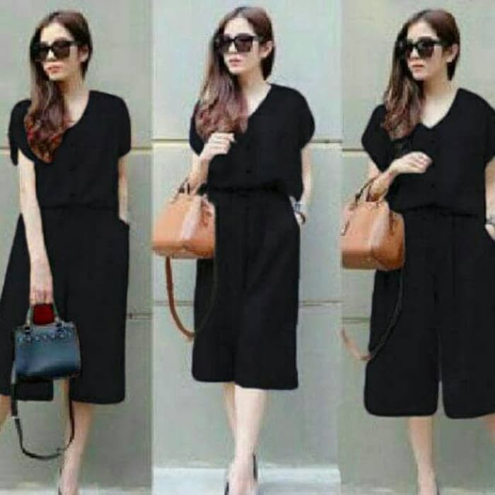 Jumpsuit Ester Setelan Wanita Baju Korea Pakaian Fashion Perempuan