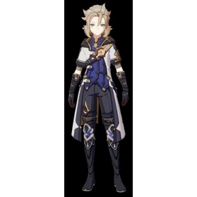 kostum cosplay albedo genshin impact