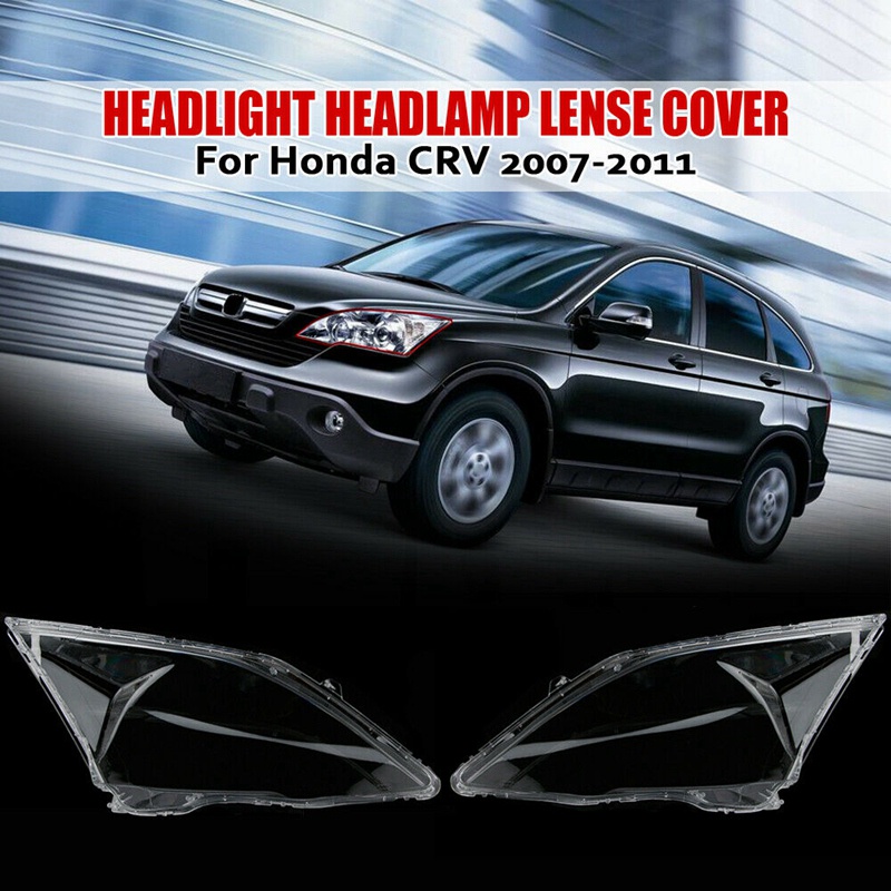 Pair Left+Right for Honda CRV CR-V 2007 08 09 10 2011 Car Headlight Lens Cover Headlamp Lampshade Front Auto Light Shell