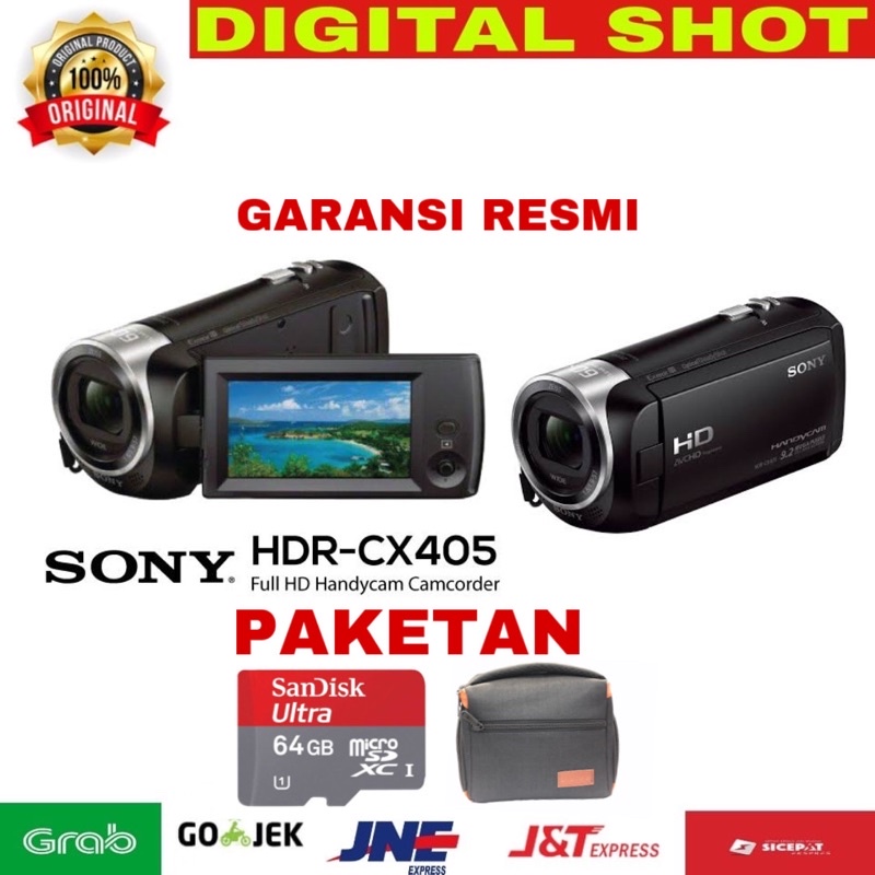 SONY HDR CX405 / HANDYCAM SONY HDR CX405 FULL HD RESMI