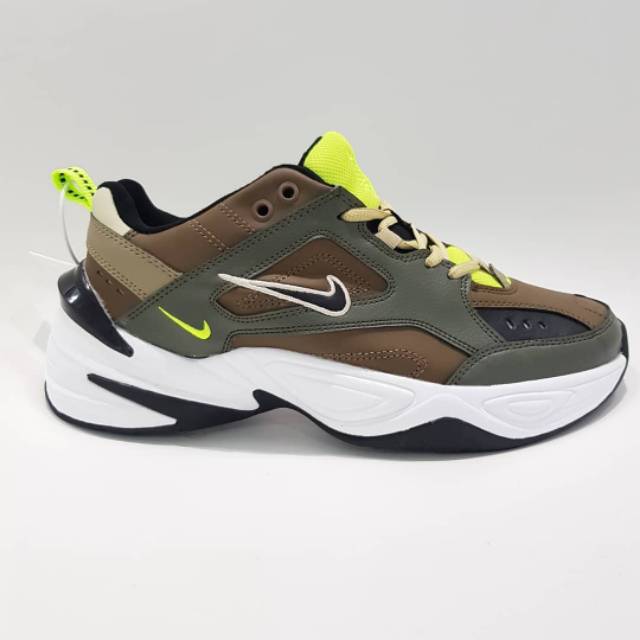 Sepatu Nike M2k Tekno Army - Nike M2k Tekno - Nike M2k Tekno Grade Original Import Sneakers