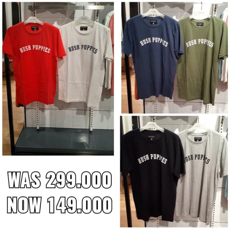 Kaos hush puppies cowo sale