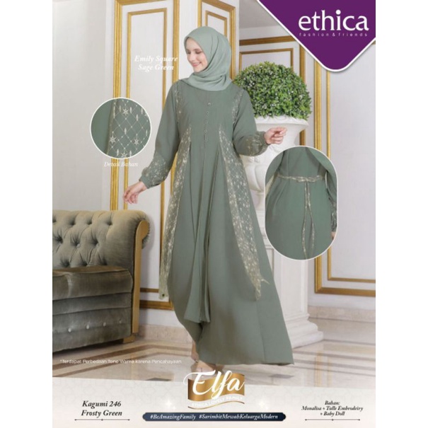 [READY] ELFA 239 FROSTY GREEN KAGUMI 246 KAHFI 212 SARIMBIT ETHICA 2022