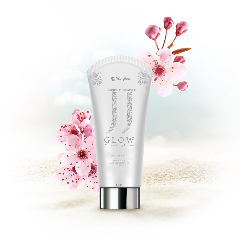 ORIGINAL JJ Glow cream pemutih badan alami Ms Glow Best Seller