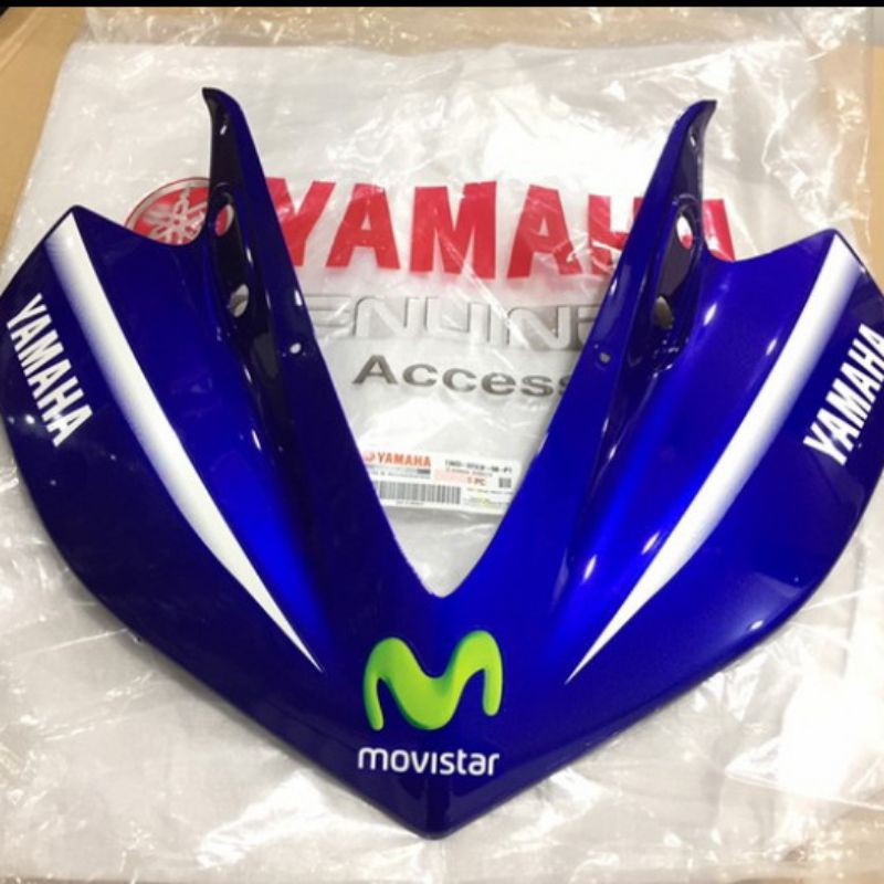 cover tameng reflektor yamaha R25 movistar biru 2017 ori ygp