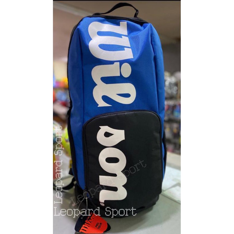 TAS RAKET TENIS RANSEL WILSON  / Tas Punggung Raket Tenis Wilson Biru