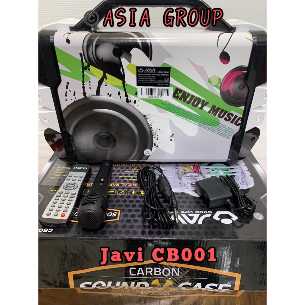 PROMO~Speaker Javi CB001 Speaker Portable USB Javi BONUS MICROPHONE (suport radio fm usb micro-sd)