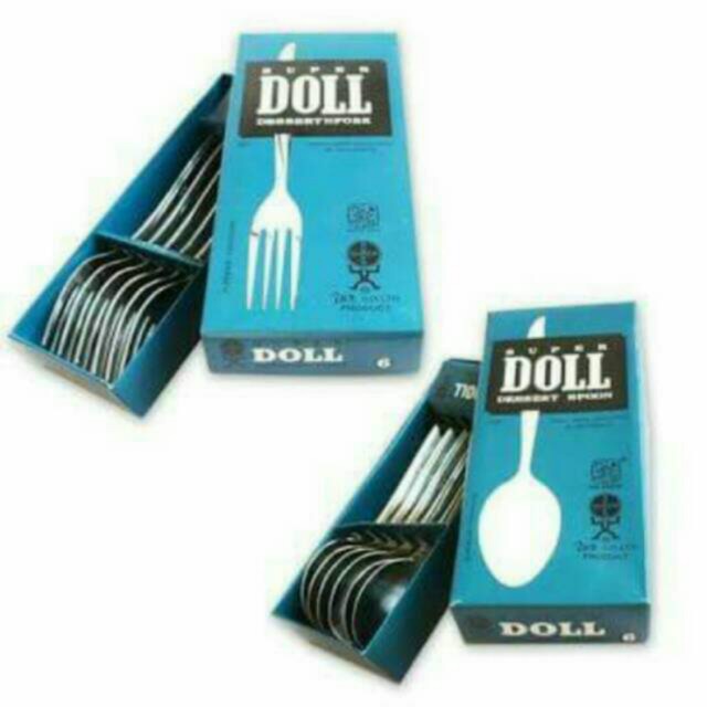 1 set sendok makan /garpu merk dool