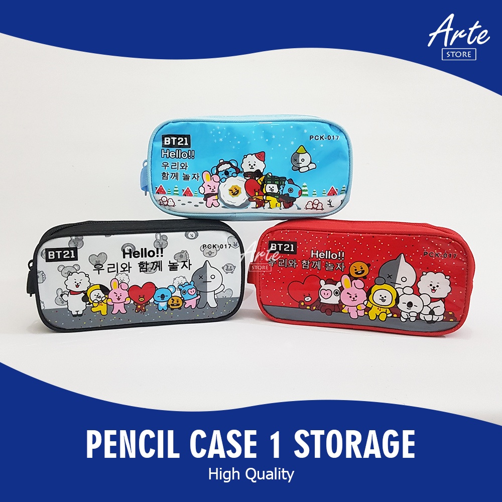 Tempat Pensil Karakter - Pencil Case 1 Kantong