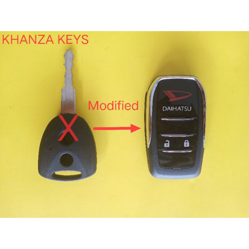 Casing flip key model lipat daihatsu ayla sigra