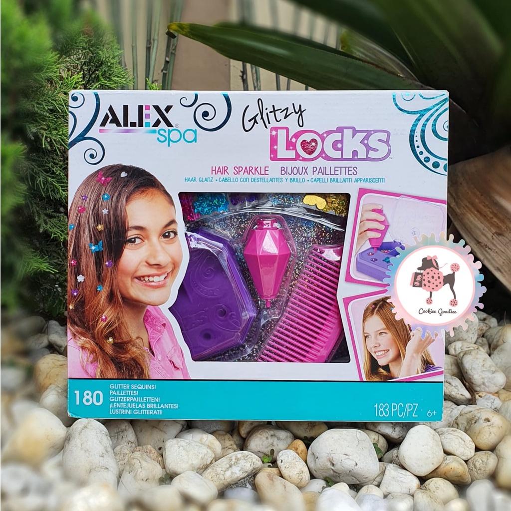 Glitzy Locks Hair Sparkle Girls Fashion Activity