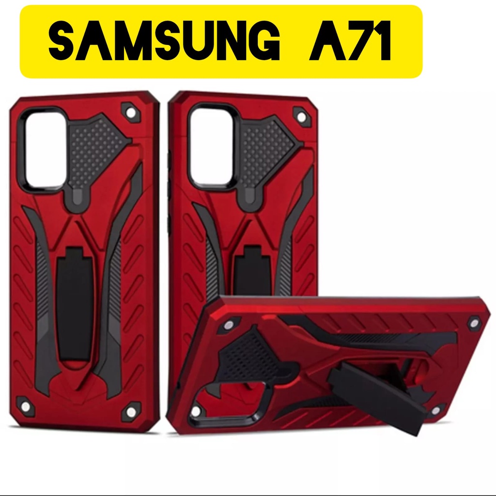 Casing / Case HP For SAMSUNG A71 Hardcase Armor Terbaru Case HardCase Phantom Robot Kick Stand Casin