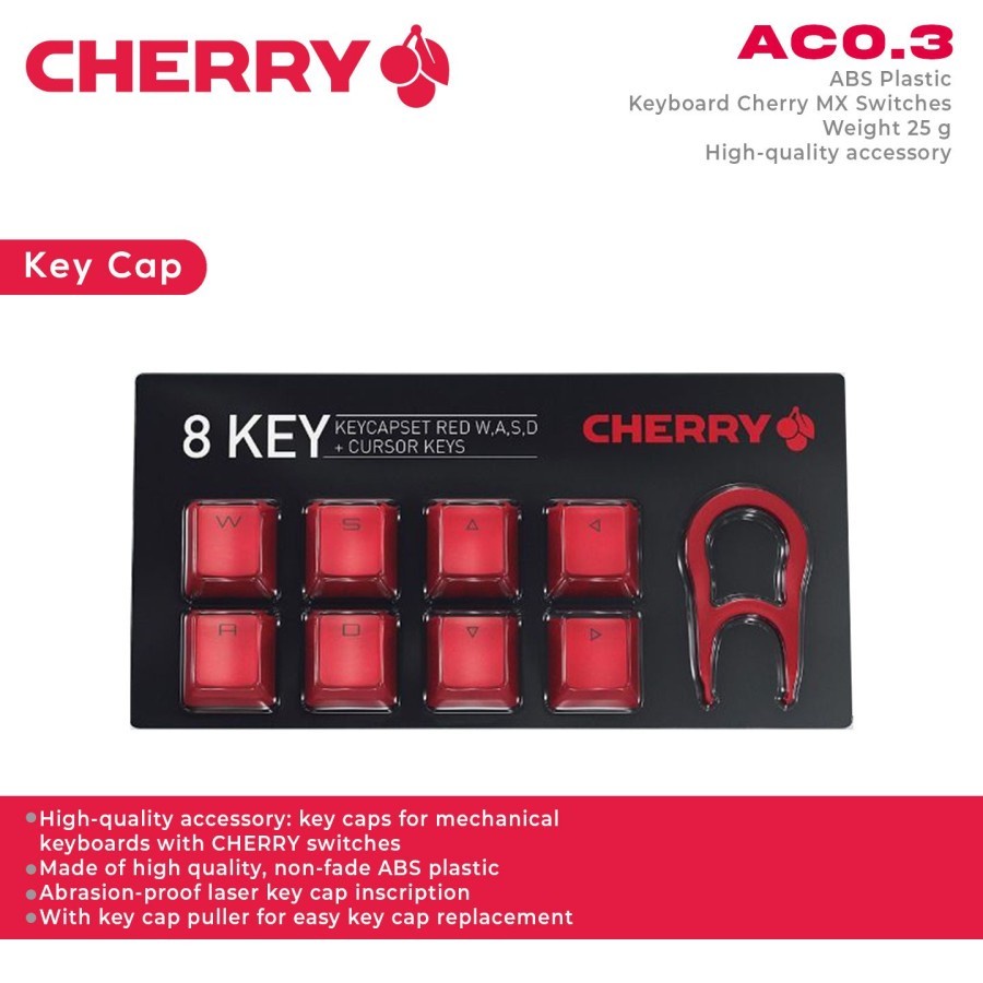 Cherry MX Switches Key cap set for CHERRY MX keyboards - AC 0.3 - ABS