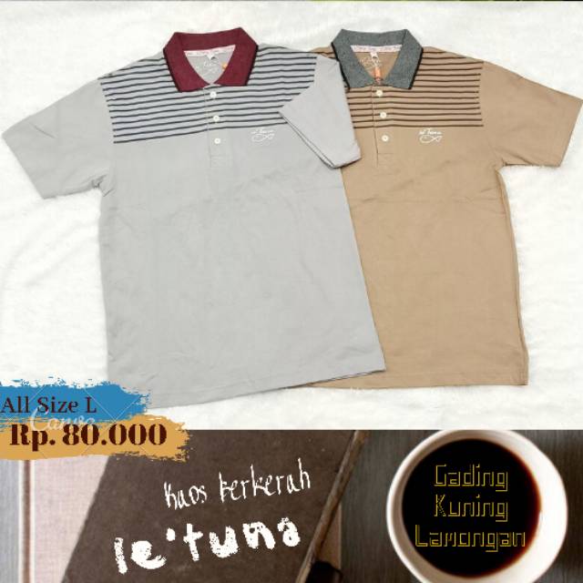 Kaos Berkerah Ie'Tuna Murah (Real Pict)