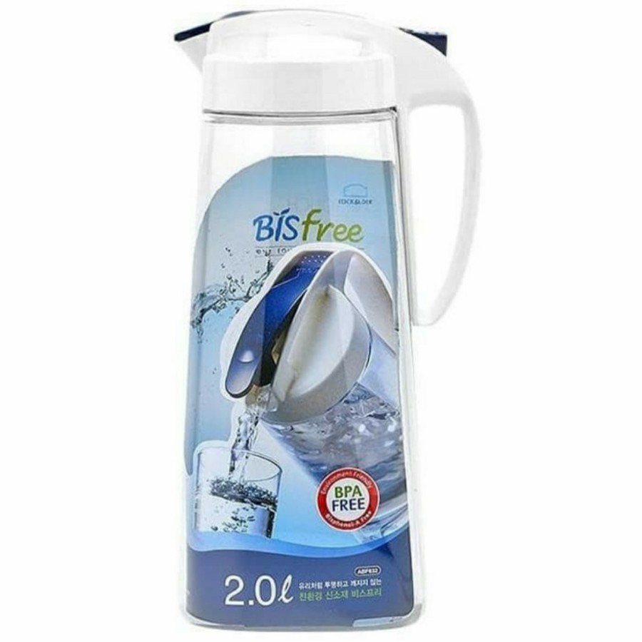 Lock n Lock Lock&Lock Jug ABF632 Bisfree One Touch Bottle Botol Minum Kulkas 2 Liter