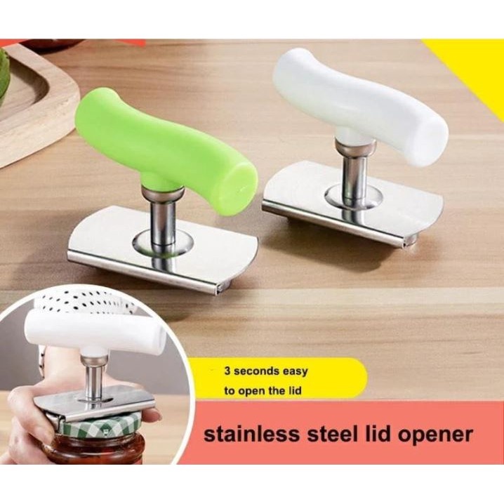 Pembuka Tutup Botol Toples Jar Bottle Opener Adjustable Stainless