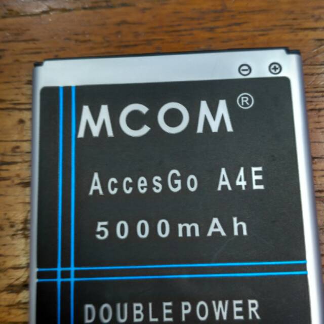 Baterai double power mcom accesgo A4E