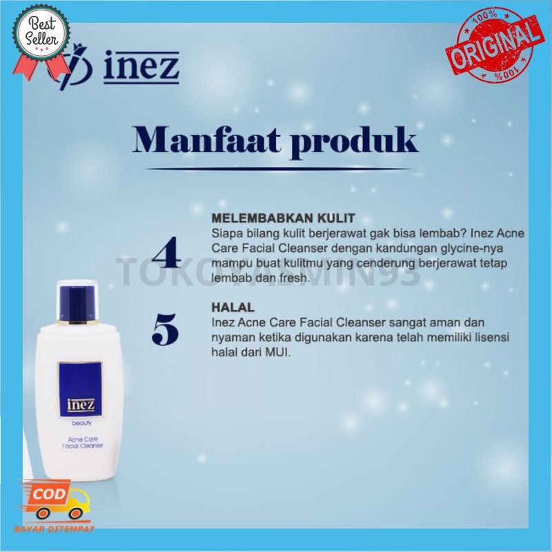 Inez Acne Care Facial Cleanser Murah