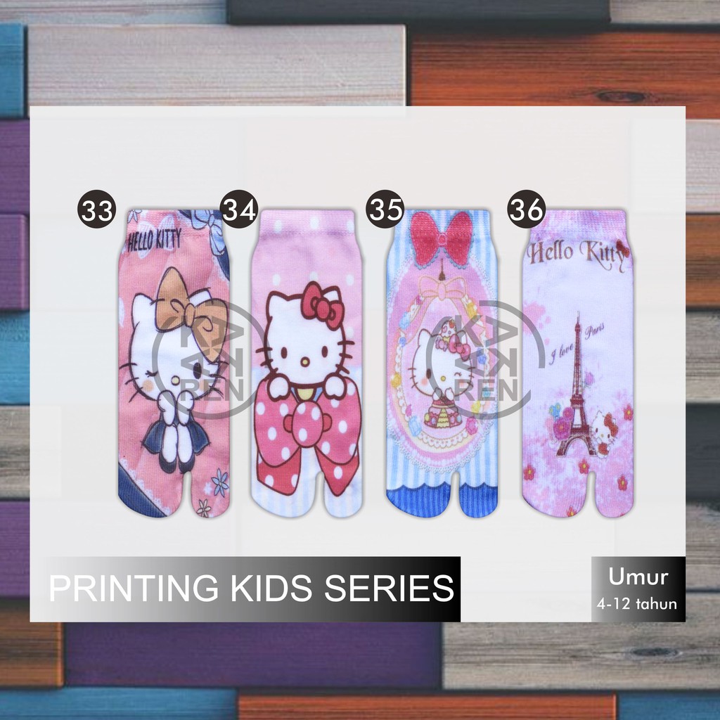 Kaos Kaki Jempol Anak Printing Karakter Unicorn B