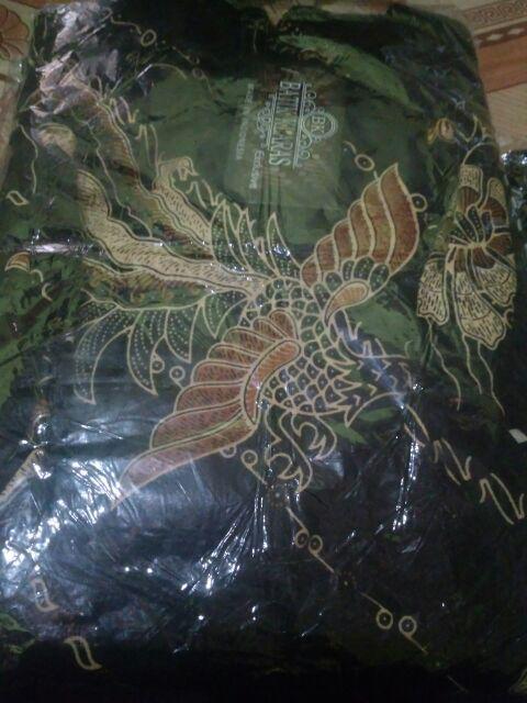 Gamis Batik Kombi Kembang Hitam Jumbo Size Big Besar Ld 112 Cm Xxxl Seragam Pesta Cantik Syari Modis