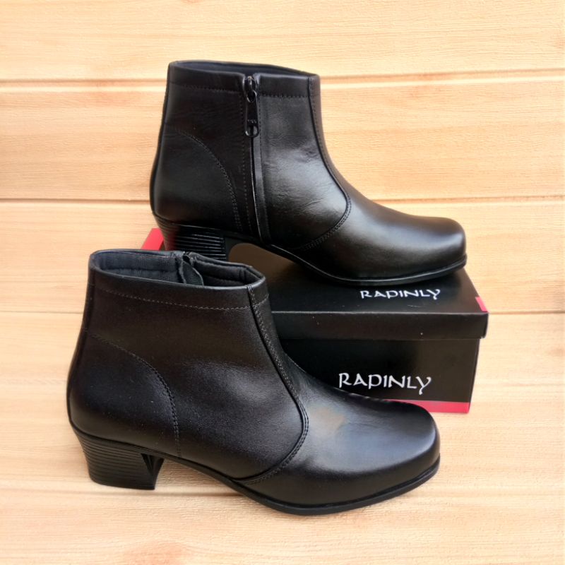 Sepatu Pantofel Boots Wanita Kulit Size 36 sampai 43