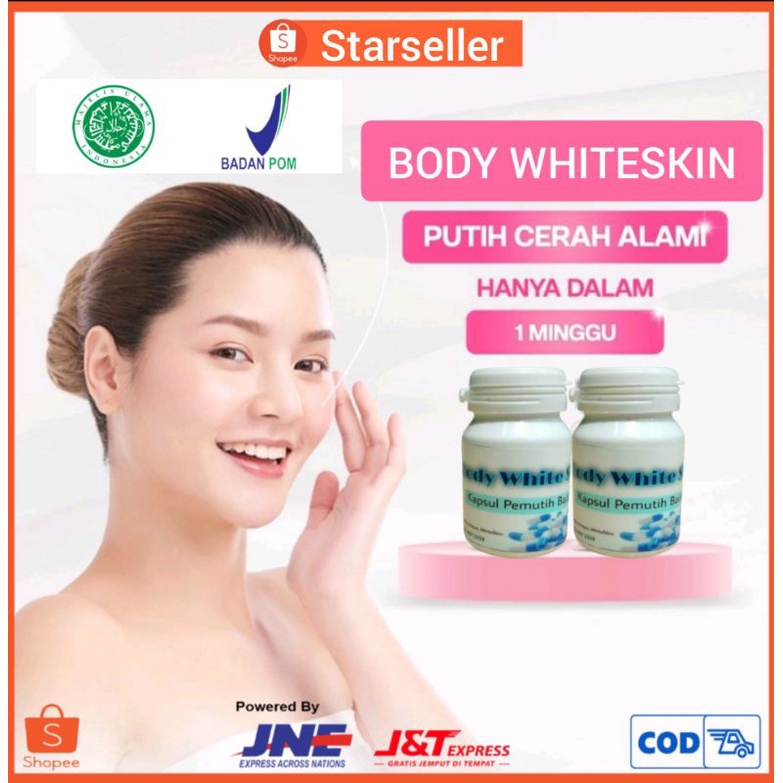 TERLARIS KAPSUL PEMUTIH SELURUH BADAN PERMANEN BODY WHITESKIN