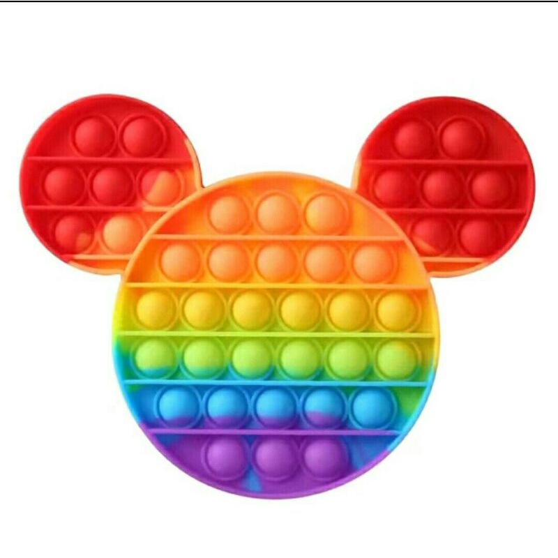 Pop It Rainbow Mainan Anak-Mickey