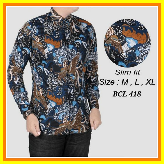 Kemeja Batik Kemeja Formal Kemeja Batik Rapat Kemeja Motif Batik Casual Modern Kemeja Batik Hariraya