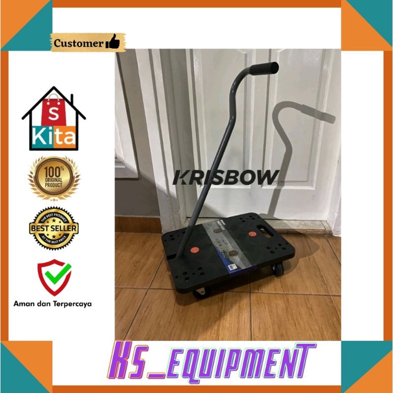 Troli barang krisbow Dolly 100 Kg/Troli serbaguna/Troli tangan/troli lipat/