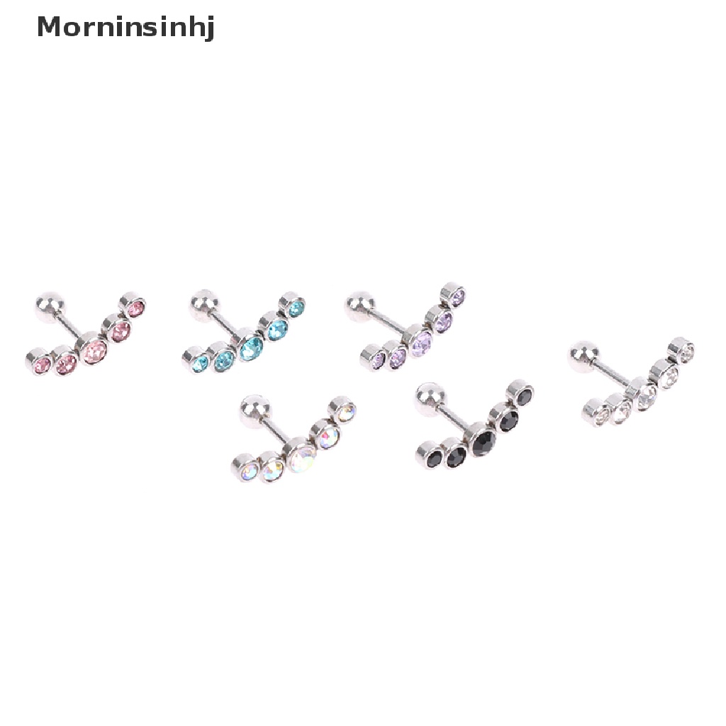 1 Pc Anting Tindik Bahan Stainless Steel Untuk Tulang Rawan Telinga