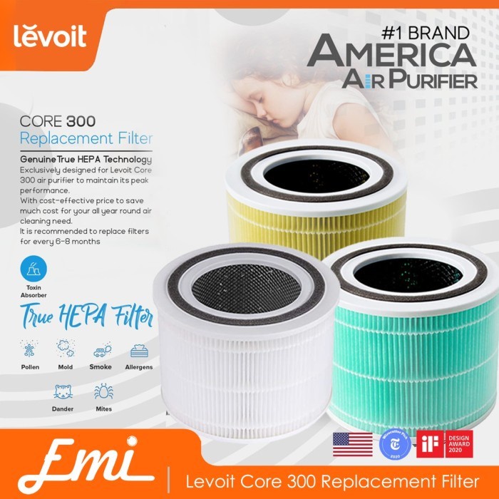 Spare Part Levoit Replacement HEPA Filter H13 for All Type Levoit