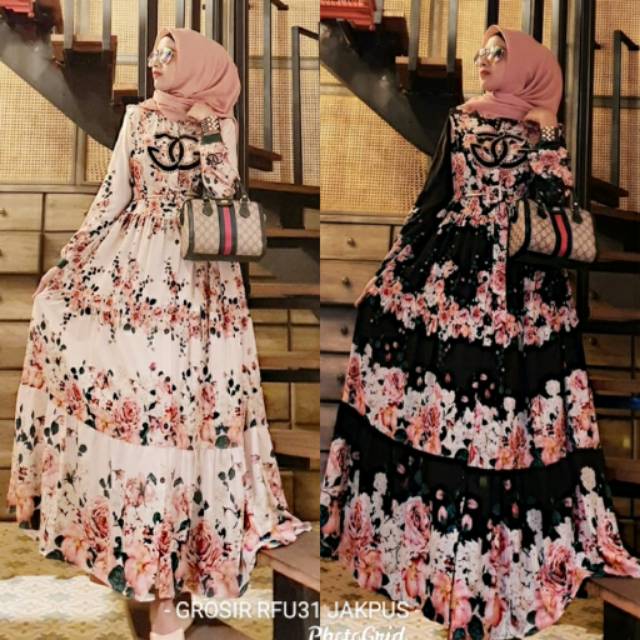 DRESS FLOWER CHANEL ORI SHR