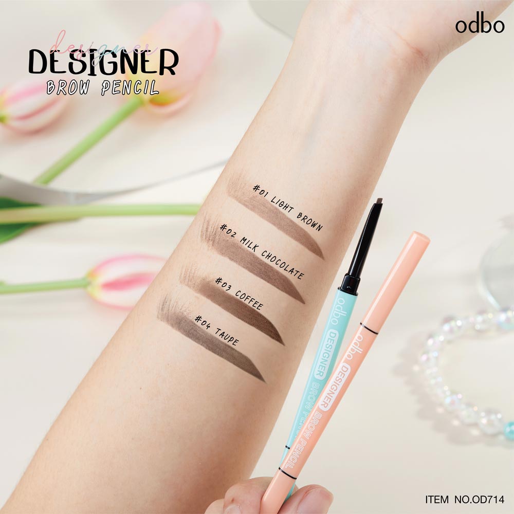 ODBO DESIGNER BROW PENCIL OD714/EYEBROW/KOSMETIK/MAKEUP