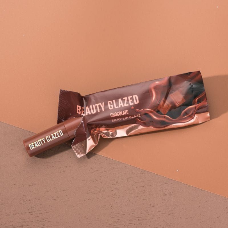 Medan Termurah LIpstick coklat/ Chocolate silky Lip glaze Beauty Glazed