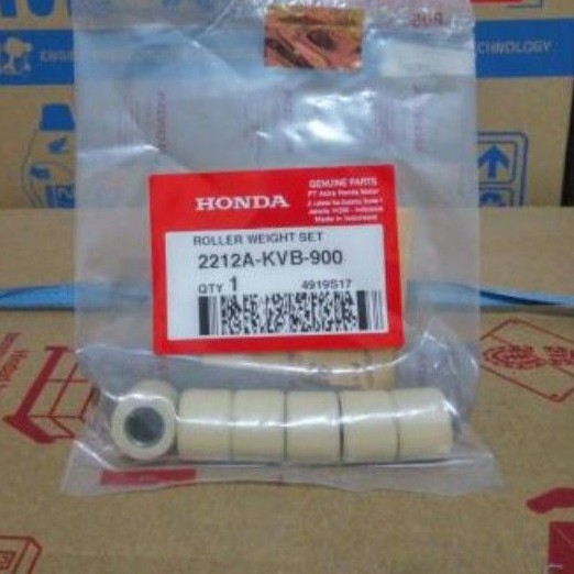 Roller set 6pc Ori AHM Honda Beat FI, Beat Street 